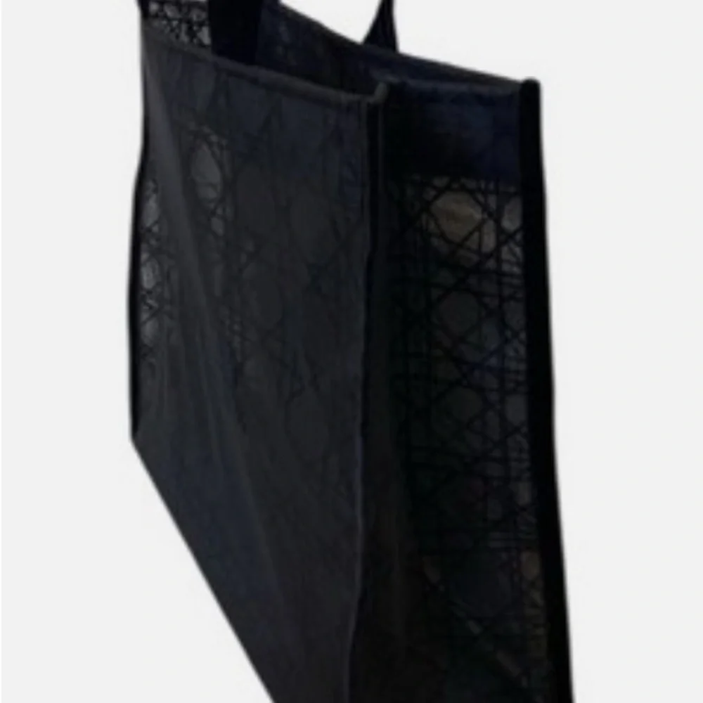 New Dior Beauty Mesh Cosmetic Makeup Tote Bag- Black - Picture 4 of 5